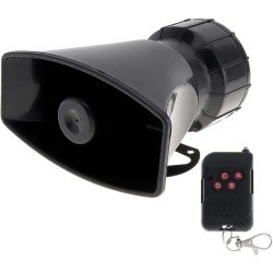 Sireeni kaukosäädöllä