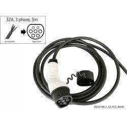 Type 2 latausjohto tee se itse 3-vaihe