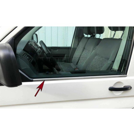 VW Transporter ikkunoiden kromilistat