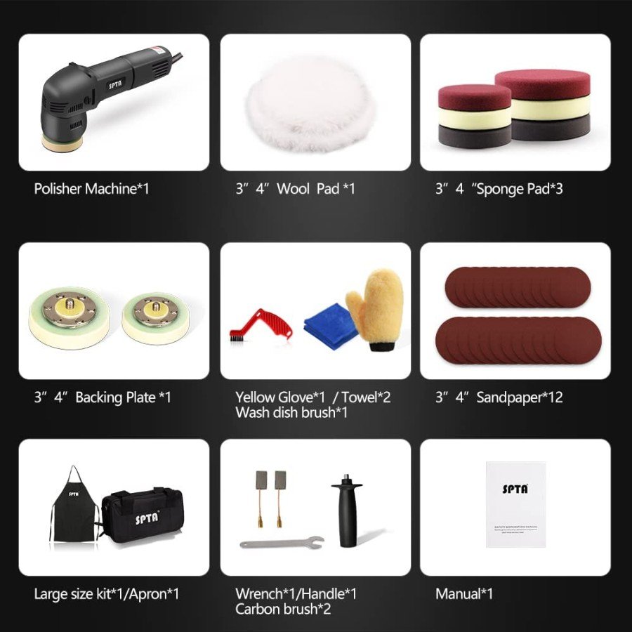 Epäkesko kiillotuskone 780w + tarvikesetti