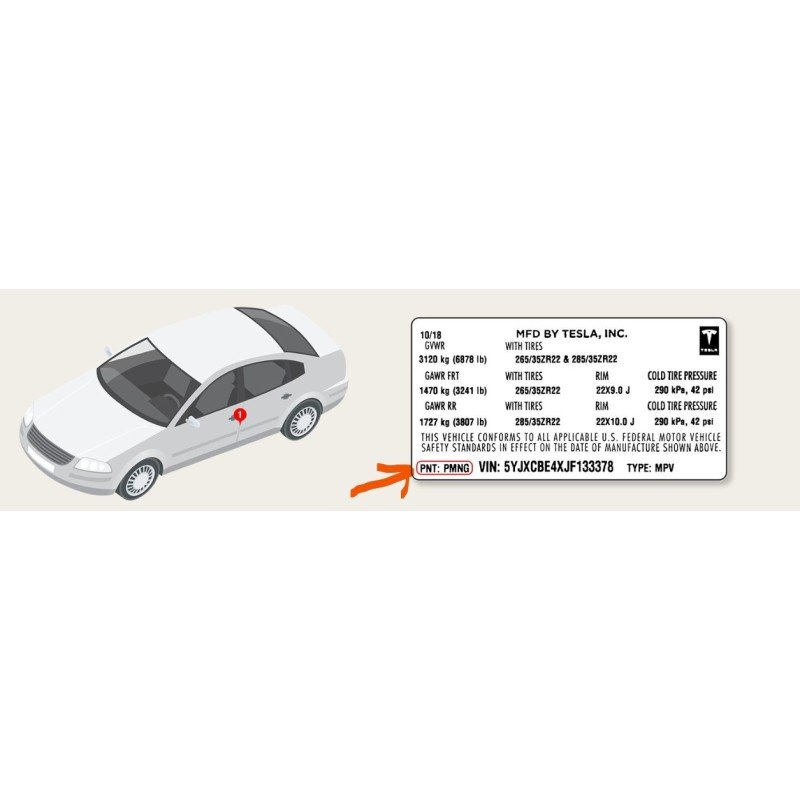 Tesla paikkamaali ja lakka